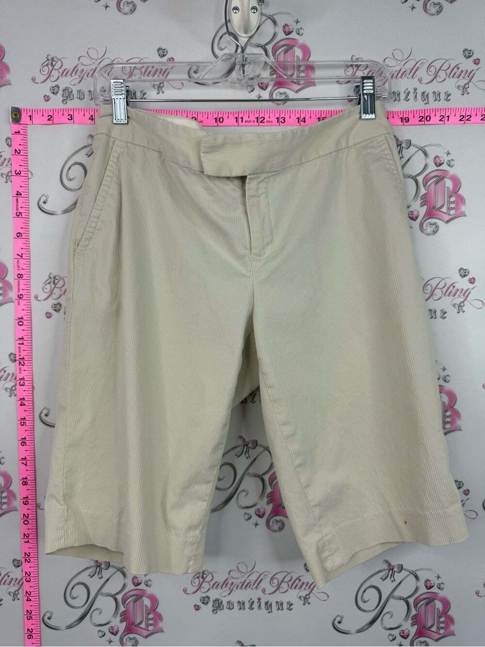 Banana Republic Beige Bermuda Shorts